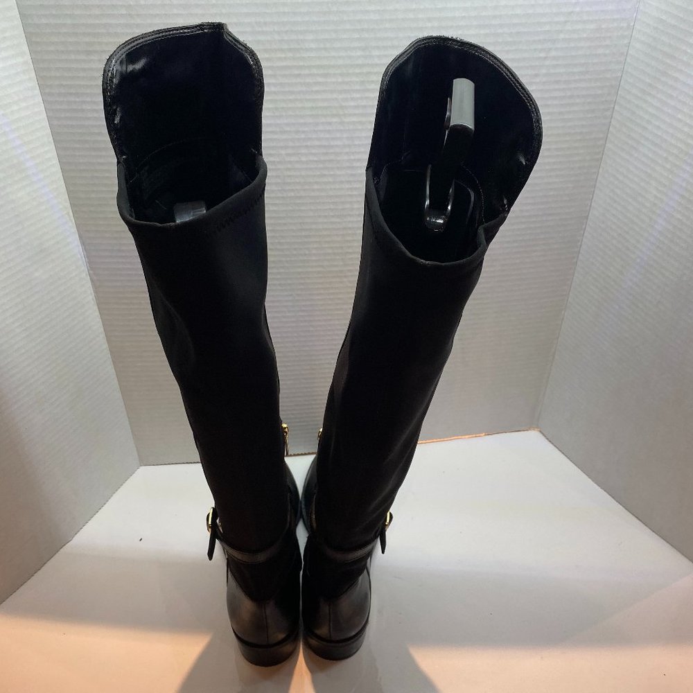 Vince Camuto Pretanna Black Leather Tall Boot - Picture 11 of 16